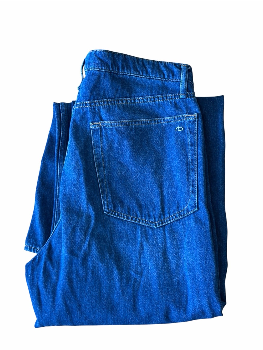 Rag & Bone Logan Mid-Rise Wide Leg Blue Jeans Women's Size 29 - Picture 8 of 8